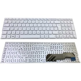 Resim Online-Istanbul Asus Vivobook Max X541Sa-Xx012T Uyumlu Notebook Klavye Beyaz 