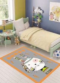 Resim Erkek Genç Odası Halısı Dekhera C6059 - 140X300 / Deri Taban 