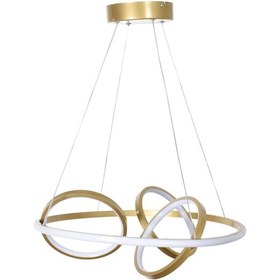 Resim Zeus Modern Tasarım Yatak Odası - Salon - Mutfak Hol Eskitme Renk Beyaz Ledli Led Avize Eskitme 