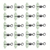 Resim 20 adet Işıklı 3 Yollu Balıkçılık Dönerleri - Gece ve Derin Su Balıkçılığı için Parlayan Boncuklu Dayanıklı Metal Rulo Dönerler, Tatlısu ve Tuzlu Suya Uygun, Yüksek Mukavemetli Paslanmaz Tasarım, Çok Yönlü Balıkçılık Dönerleri | Işıklı Balıkçılık Aracı | Akrilik Balıkçılık Boncukları, Balıkçılık Ekipmanları 