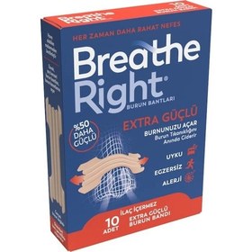 Resim Breathe Right Ekstra Burun Bandı Normal Boy 10'lu 