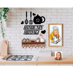 Resim Bk Home Isme Özel Mutfak Duvar Süsü Ahşap Karikatürlü Tablo Ve De (551044033) 