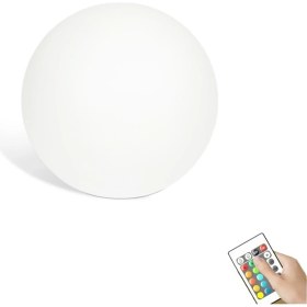 Resim KingKuee Uzaktan Kumandalı LED Kısılabilir Yüzen Havuz Işıkları Topu 16 Rgb Renk ve 4 Mod Şarj Edilebilir ve Su Geçirmez 15 cm (Yurt Dışından) 