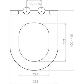 Resim Bocchi Pure Slim Klozet Kapağı Mat Siyah A0333 - 004 