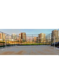 Resim Diamond Seyyar Voleybol Direği Ve Gold Voleybol File Seti 