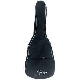 Resim Smiger Akustik Gitar Kılıfı - Pedli Beyaz Fitilli 