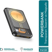 Resim Phixi Ultimate PW13M 10.000mAh Wireless Transparan Powerbank 