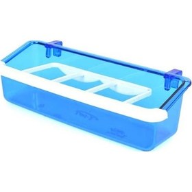 Resim Izgaralı Yemlik 15cm / Mavi - Beyaz 