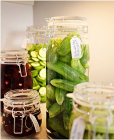 Resim Kapaklı Cam Kavanoz, Cam, 2 Lt 3 Izgara 