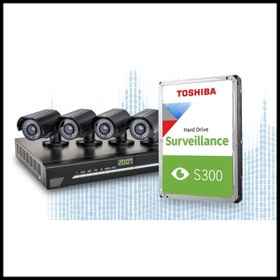 Resim Toshiba S300, Hdwt840uzsva, 3.5", 4tb, 256mb 5400 Rpm, 7/24 Güvenlik Hdd (türkiye Distribütörü Garan 