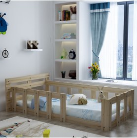 Resim Myniture Home & Living Montessori Yatak, Full Çam Ağaç , Montessori Karyola, A8035-70x160 