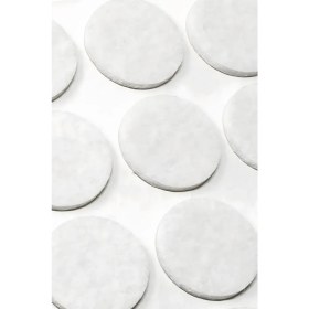 Resim Yapışkanlı Mobilya Masa Sandalye Parke Zemin Ayak Koruyucu Kaydırmaz Keçesi 24 mm (28'lı Paket) 