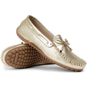 Resim Deery Hakiki Deri Altın Rengi Kadın Babet - Sw101zaltc01 Altın 