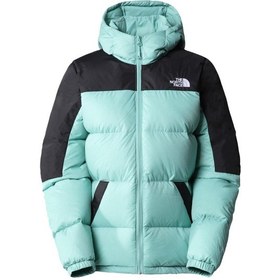 Resim The North Face Diablo Down Kapüşonlu Hoodie Kadın Mont Turkuaz/Si 