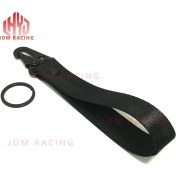 Resim Cdwishbest Siyah Kısa Sıcak Araba Anahtarlık Anahtarlık Bilek Kayışı Anahtar Tutucu Halat Araba Cep Telefonu Kımlık Kartı Askı Evrensel (Yurt Dışından) 