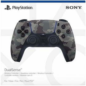 Resim Sony Dualsense Kamuflaj Kablosuz Ps5 Oyun Kolu 