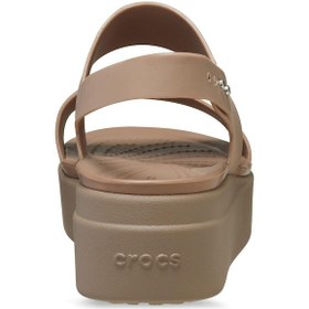 Resim Crocs Brooklyn Low Wedge Kadın Terlik Cr.206453 Kahverengi 