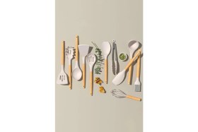 Resim Valletta Mikla Isıya Dayanıklı Yanmaz Yapışmaz 33 Parça Silikon Spatula Mutfak Seti Vanilya 