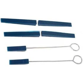 Resim Fortunelane 6 Parça Xuyi Piyano Akort Aleti Seti - 4 Tisna + 2 Deri Çatal - Metal Ve Kauçuk - Enstrüman Bakımı İçin 