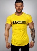 Resim Black İstanbul Black - Savage- Sporcu T-shirtü 