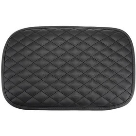 Resim Deri Araba Evrensel Merkezi Kolçaklar Ped Kayma Önleyici Kol Dayama Kutusu Paspas Siyah , Boyut:evrensel 