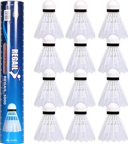 Resim Padalink 12'li Paket Esnek Plastik Badminton Topu - Aile Ve Arkadaşlar İçin Spor Ve Eğlence 