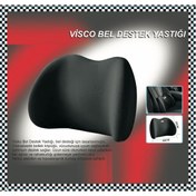 Resim Mrs Cargift Bel Destek Yastığı Bel Minderi Visco Hipoalerjenik Kumaş 1.Kalite 