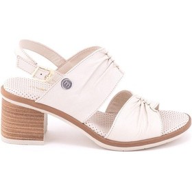 Resim Mamma Mia D25ys-2610 Kadın Sandalet Mam-y25-2610139 Krem 
