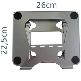 Resim Dyt-815 Metal Ergonomik Uyumlu Katlanabilir Laptop Standı Silver 