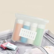 Resim 4 Renkli 50ml Doldurulabilir Plastik Sıkma Şişeleri - Şeffaf, Yuvarlak, Elde Yıkanabilir, Krem, Losyon ve Kozmetikler için Kapsamlar - Seyahat ve Günlük Kullanım için İdeal 