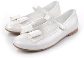 Resim Ortaç 3162 Kız Çocuk Balerin Cırtlı Babet Ayakkabı Buz Beyaz 28 