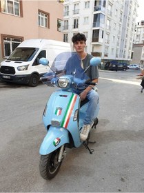 Resim Motocam Rks Bitter 125 Siperlik Ön Cam 2022 2024 Model 43cm Açıkfüme Renkli 4mm Aparat Gönderilmeyecek 