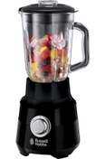 Resim Russell Hobbs 24722-56 Blender [1,5 L Cam Kap] Mat Siyah (güçlü 0.9ps Motor, Darbe/buz Kırma Fonksiy 
