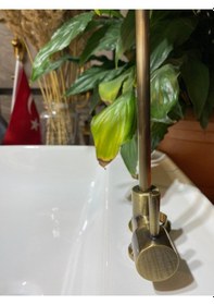 Resim İsaoğlu Yapı Mat Gold Arıtma Musluğu Mat Altın Su Arıtma Bataryası Gold Arıtma Musluğu Gold 
