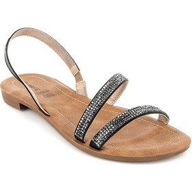 Resim Muya Asaa Anatomik Taban Kadın Sandalet Siyah 