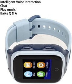 Resim Dokunmatik Ekran İzle, Şarj Edilebilir Taşınabilir Pedometre Güzel Video Kamera Erkekler Kızlar Için Okul Için İzle (Mavi İngilizce) 