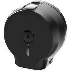 Resim Plastik Tuvalet Kağıt Dispenseri Jumbo Siyah Q27 cm 