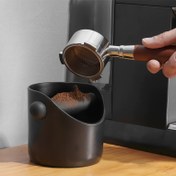 Resim TIME OWNER Espresso Atık Kutusu - Ergonomik Saplı Dayanıklı Plastik Kahve Artığı Kutusu, Evde Demleme için Siyah Espresso Makinesi Atık Düzenleyici 