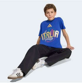 Resim Adidas Ita Olp Çocuk Mavi T-shirt Jz8870 
