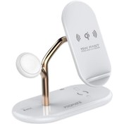 Resim Promate Bonsai 54w 4 In 1 Mfi Yüksek Hızlı Magsafe Kablosuz Şarj Cihazı Istasyonu 