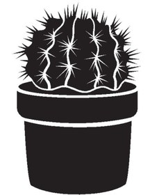 Resim Genel Markalar Byr002 Saksı Çiçeği Kaktüs (Tip 6) 50X75 Cm [Efsngrck] 