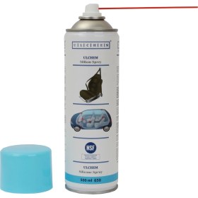 Resim Ulchem 500 ml Silikon Sprey Kokusuz Trim Ses Giderici Araç İçi ve Dış Temizlik için Profesyonel Sonuç 