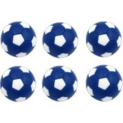 Resim Suntek 6 Adet 32mm Masa Futbol Langırt Topları Fussball Mavi 