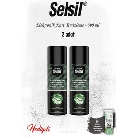Resim Selsil 500 Ml Elektronik Kart Temizleme 2 Adet Ve Rosıe 