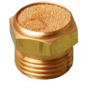 Resim Pnömatik Sinter Bronz Egzoz Susturucu Kısa Tip- 3/4'' 