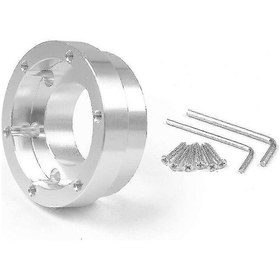 Resim Logitech G29 G920 G923 13/14 İnç Yarış Direksiyonu Adaptör Plakası 70 Mm P20241126996 Gümüş 