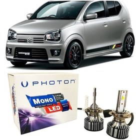 Resim Suzuki Alto Led Xenon Uzun+kısa Far Ampulü H4 Mono Yeni Seri Beyaz 