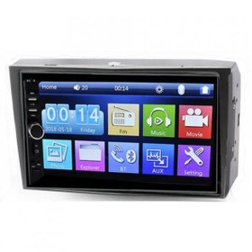 Resim Opel Vectra Astra Corsa Combo Uyumlu 7inçh Dokunmatik Multimedya Double Din Oto Teyp BT USB SD AUX 