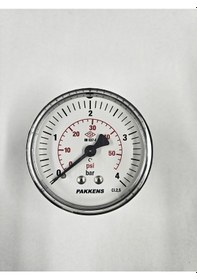 Resim Çap 63 Arkadan 4 Bar Kuru Manometre - Pakkens 