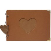 Resim Yapışkanlı Nostaljik Fotoğraf Albümü Kraft Kapak Özel Tasarım 
